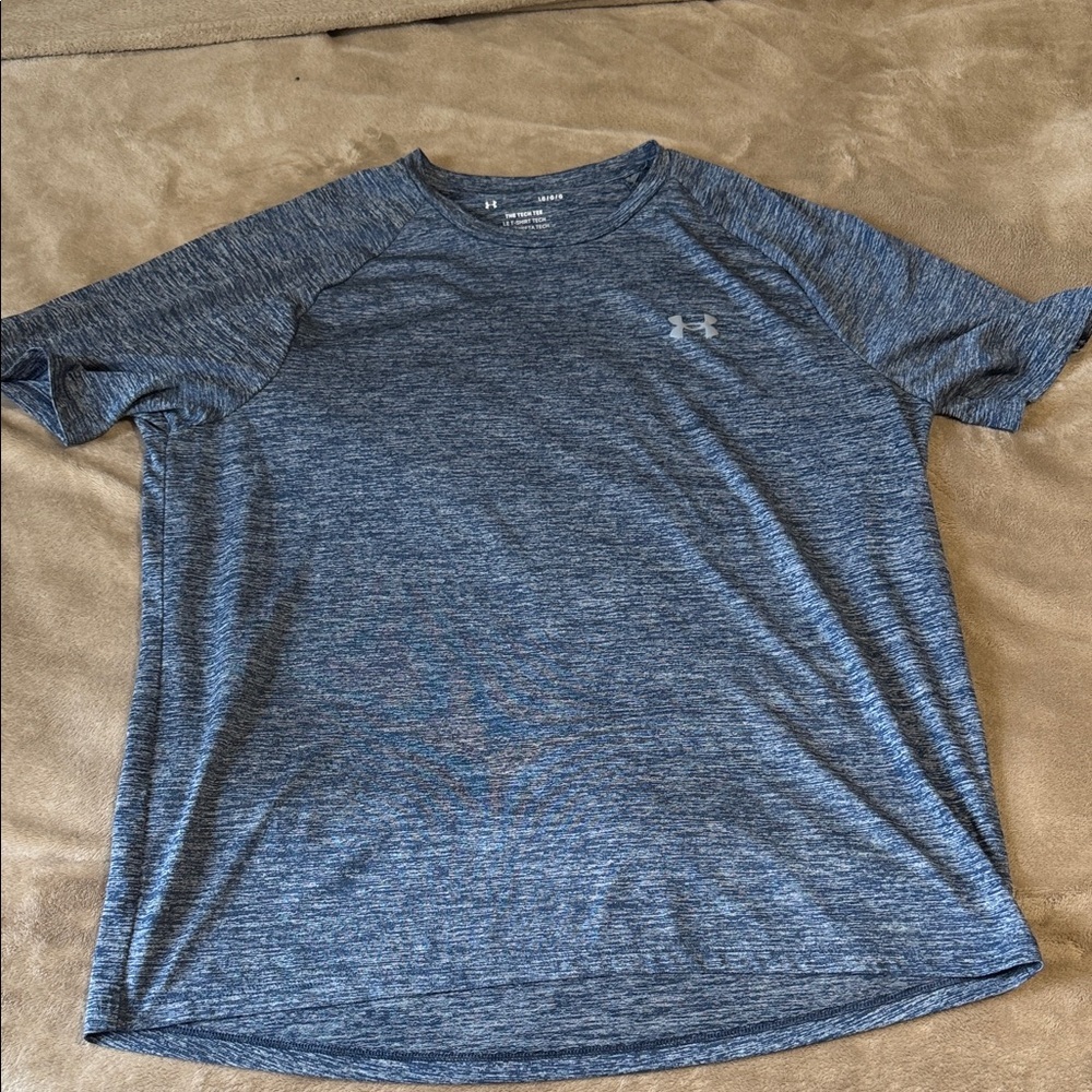 Under Armour Men's Heather Navy Short-Sleeve Performance Tee
